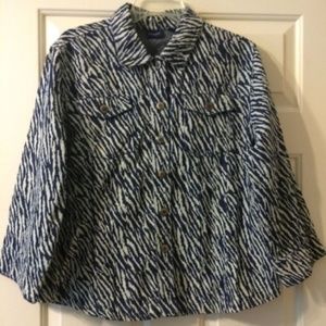 Westbound navy/grey Jean Jacket XL